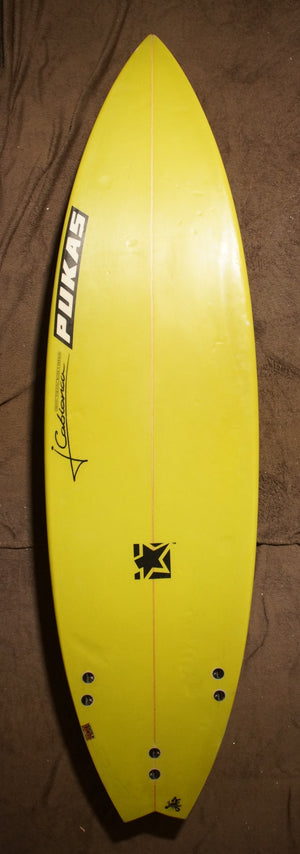 PUKAS Surfboard 6'2 Shortboard - green